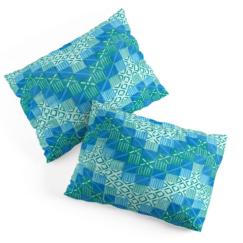 Jacqueline Maldonado Ultra Steady Blue Green Pillow Shams