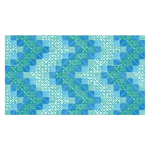 Jacqueline Maldonado Ultra Steady Blue Green Tablecloth