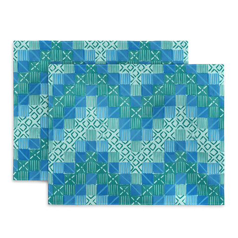 Jacqueline Maldonado Ultra Steady Blue Green Placemat