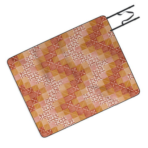 Jacqueline Maldonado Ultra Steady Terra Cotta Picnic Blanket