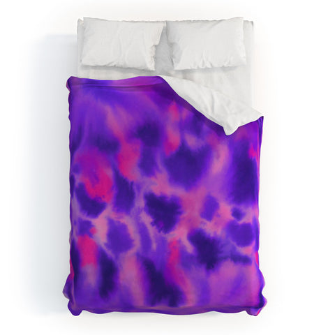 Jacqueline Maldonado Violet Flame Duvet Cover