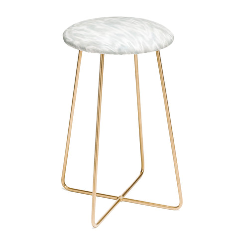 Jacqueline Maldonado Watercolor Wood Grain Counter Stool