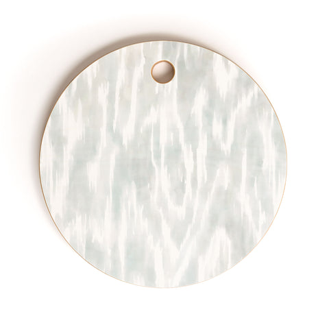 Jacqueline Maldonado Watercolor Wood Grain Cutting Board Round