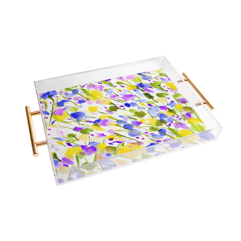 Jacqueline Maldonado Wild Nature Yellow Acrylic Tray