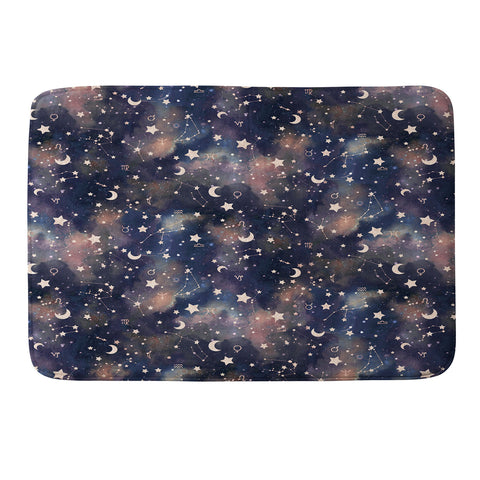 Jacqueline Maldonado Zodiac Rose Gold Memory Foam Bath Mat