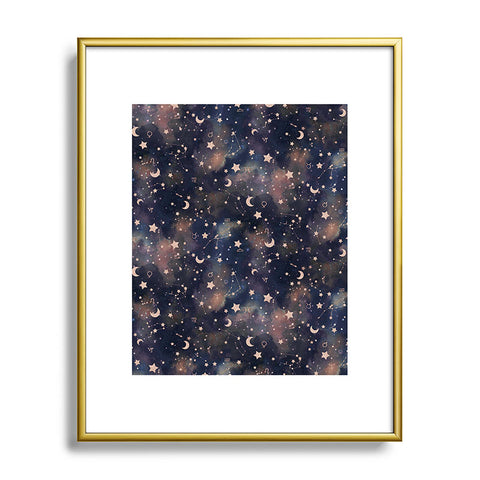 Jacqueline Maldonado Zodiac Rose Gold Metal Framed Art Print