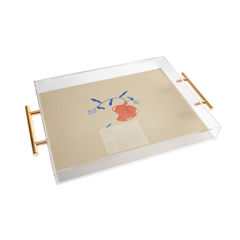Jae Polgar Fleur 2 Acrylic Tray