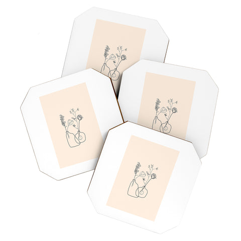 Jae Polgar Vases Coaster Set