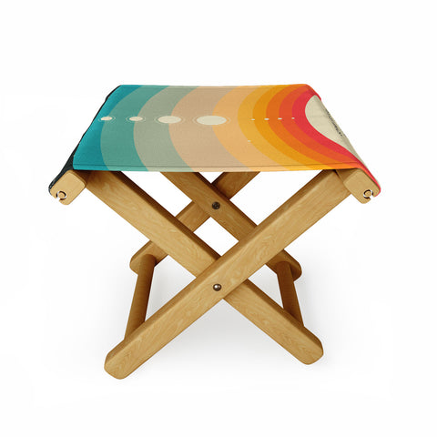 Jazzberry Blue THE SOLAR SYSTEM Folding Stool
