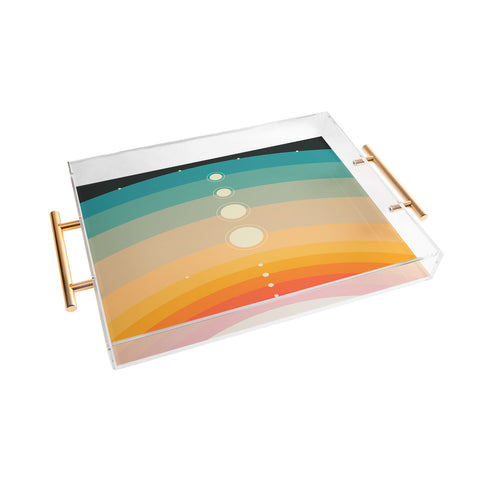 Jazzberry Blue THE SOLAR SYSTEM Acrylic Tray