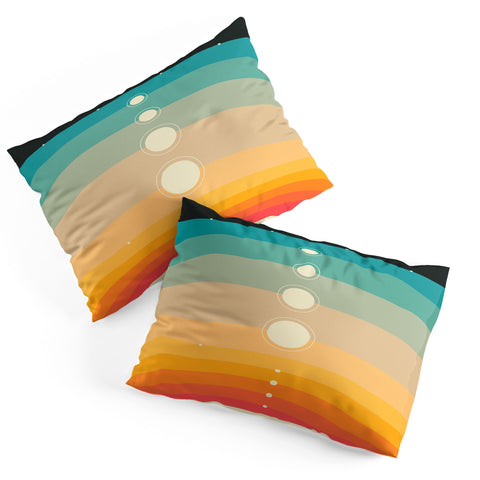 Jazzberry Blue THE SOLAR SYSTEM Pillow Shams