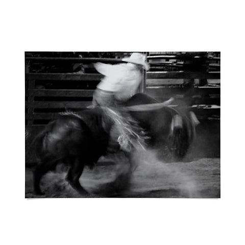 jeanne-oconnor Bull Riding Poster