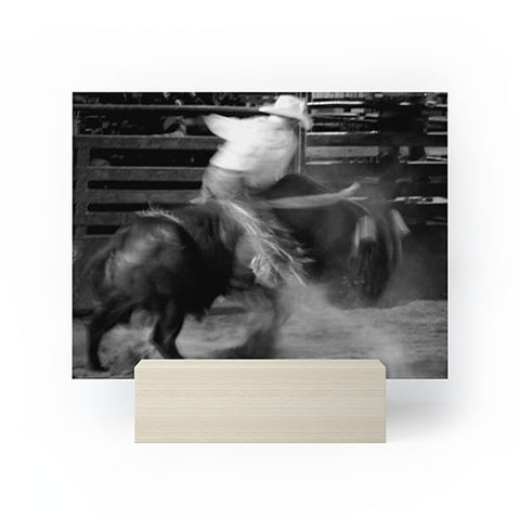 jeanne-oconnor Bull Riding Mini Art Print