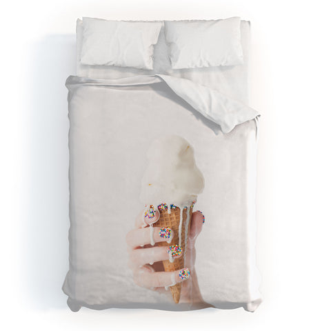Jeff Mindell Photography Melting Ice Cream Duvet Cover