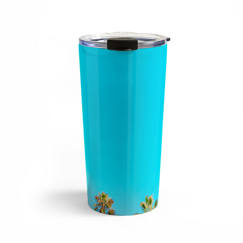 Jeff Mindell Photography Palms on Blue Travel Mug