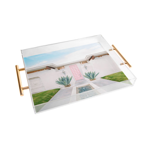 Jeff Mindell Photography That Pink Door Again Acrylic Tray