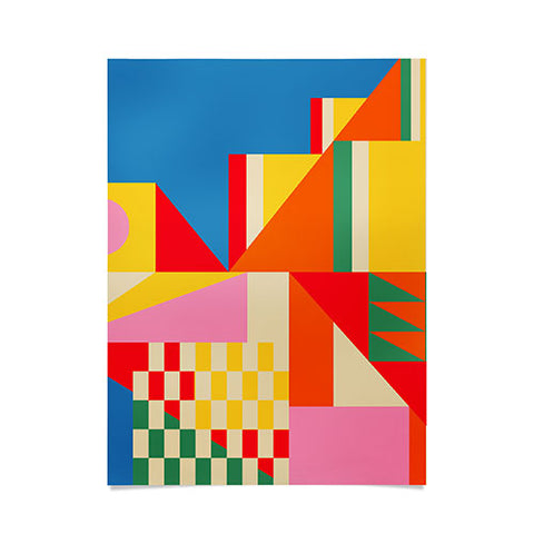 Jen Du Beach City Poster