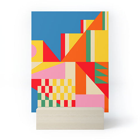 Jen Du Beach City Mini Art Print