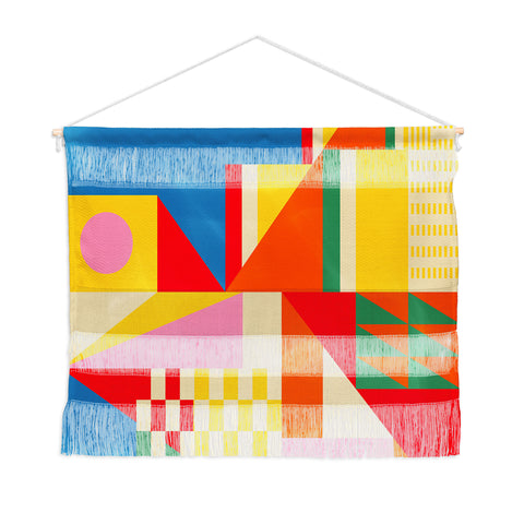 Jen Du Beach City Wall Hanging Landscape