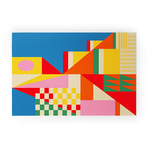 Jen Du Beach City Welcome Mat