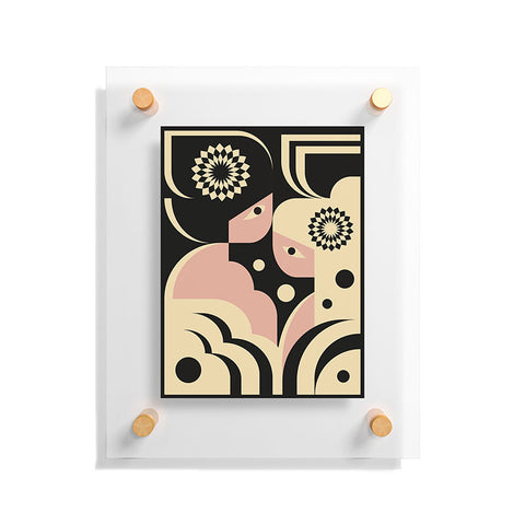 Jen Du Bubble Bath II Floating Acrylic Print