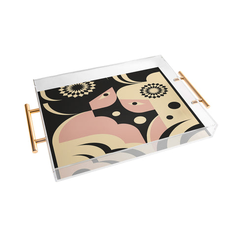 Jen Du Bubble Bath II Acrylic Tray