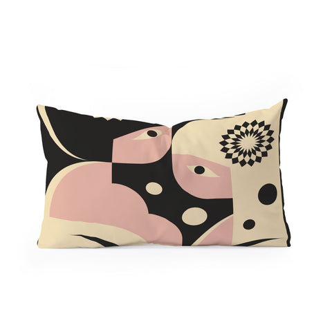 Jen Du Bubble Bath II Oblong Throw Pillow