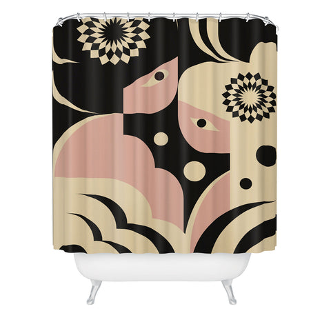 Jen Du Bubble Bath II Shower Curtain