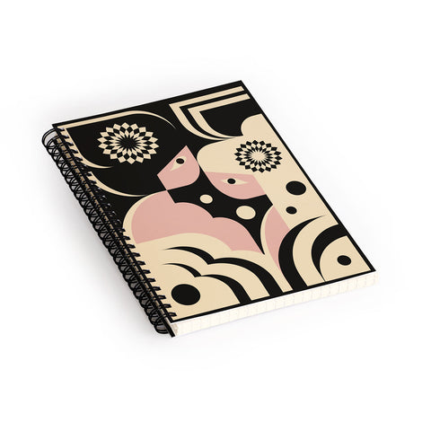 Jen Du Bubble Bath II Spiral Notebook