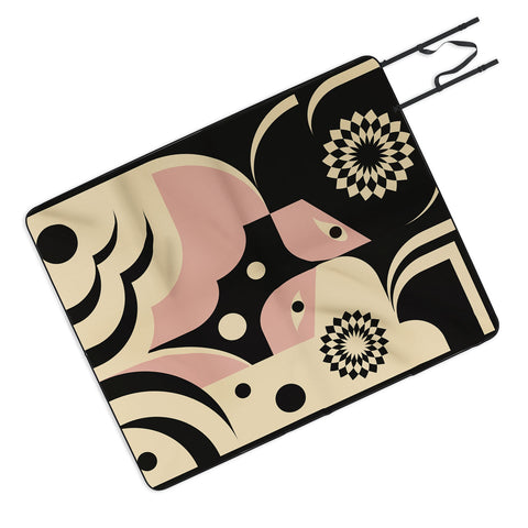 Jen Du Bubble Bath II Picnic Blanket