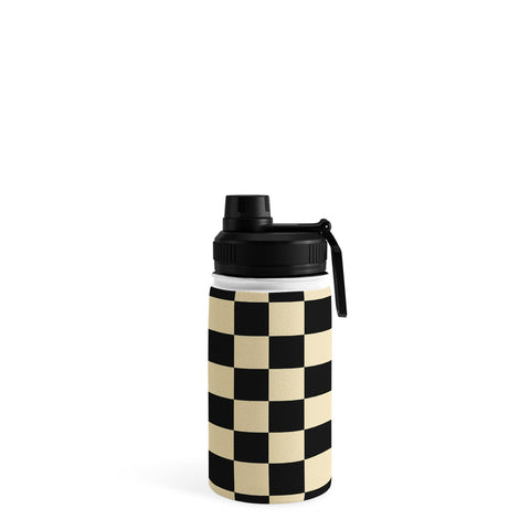 Jen Du Classy Checkerboard Water Bottle