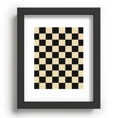 Jen Du Classy Checkerboard Recessed Framing Rectangle