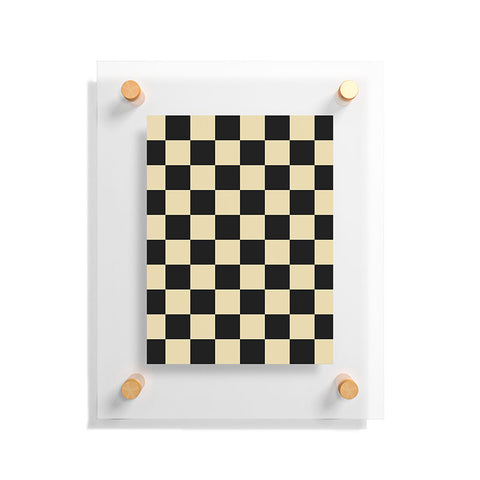 Jen Du Classy Checkerboard Floating Acrylic Print