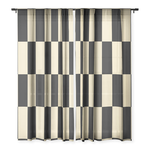 Jen Du Classy Checkerboard Sheer Non Repeat