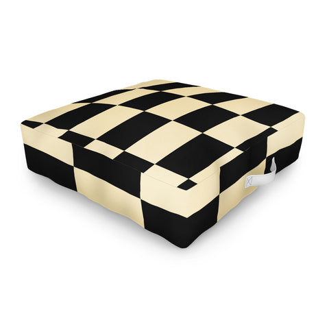 Jen Du Classy Checkerboard Outdoor Floor Cushion