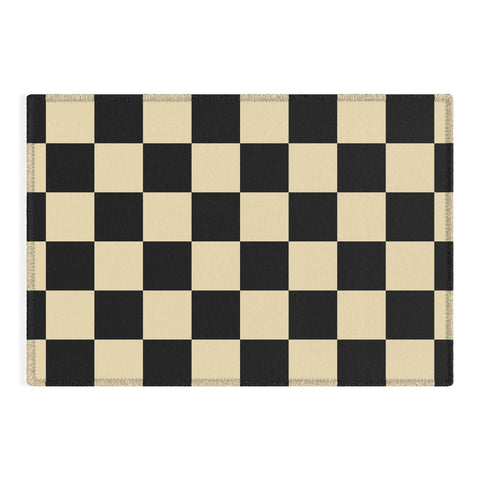 Jen Du Classy Checkerboard Outdoor Rug