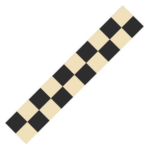 Jen Du Classy Checkerboard Table Runner