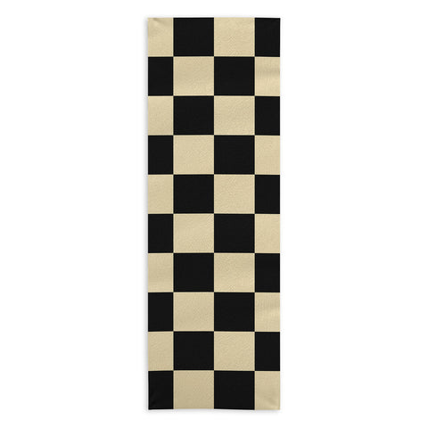 Jen Du Classy Checkerboard Yoga Towel