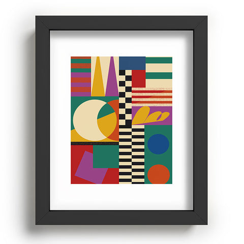 Jen Du Geometric Movement Recessed Framing Rectangle