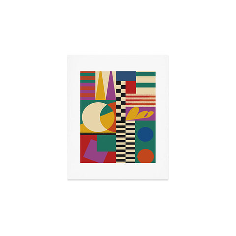 Jen Du Geometric Movement Art Print