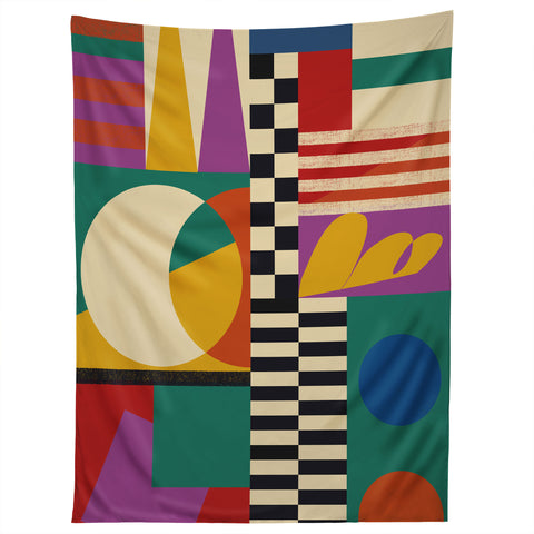 Jen Du Geometric Movement Tapestry