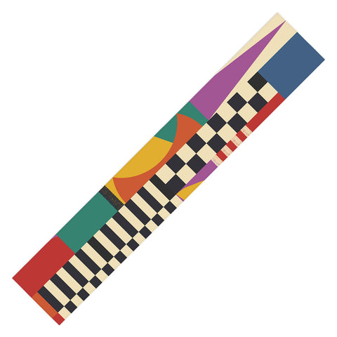 Jen Du Geometric Movement Table Runner