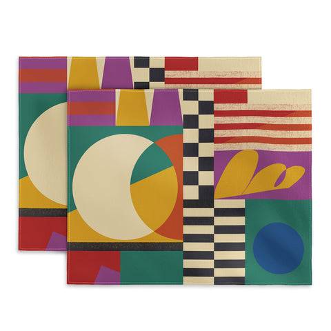Jen Du Geometric Movement Placemat