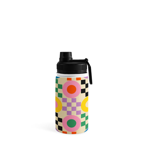 Jen Du Lucky Checkerboard Water Bottle