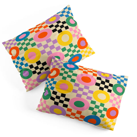Jen Du Lucky Checkerboard Pillow Shams
