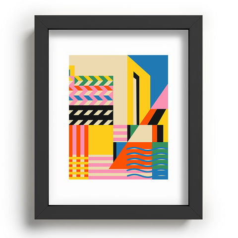 Jen Du South France coast Landscape Recessed Framing Rectangle