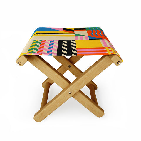 Jen Du South France coast Landscape Folding Stool