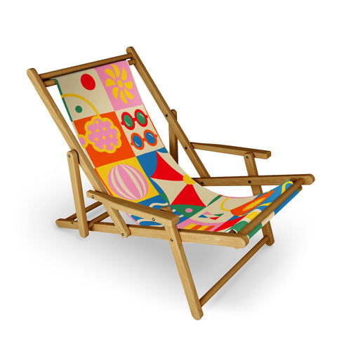 Jen Du Summer Beach Lifestyle Sling Chair