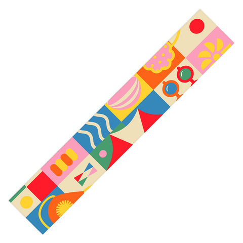 Jen Du Summer Beach Lifestyle Table Runner
