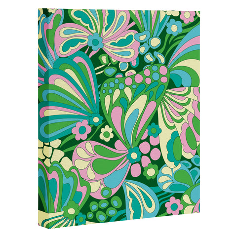 Jenean Morrison Abstract Butterfly Art Canvas